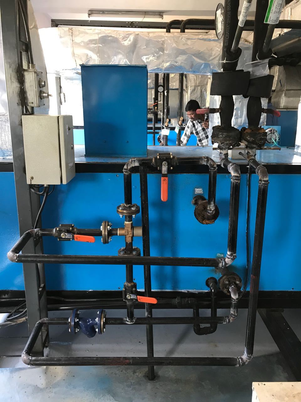 AHU Manifold And Chilled Water Pipe Line, Size 2 Inch, Rs 1600 /meter