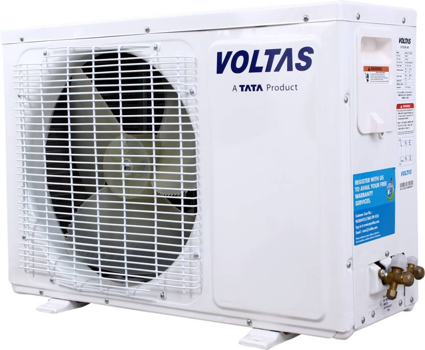 Voltas 1 Ton 3 Star Split AC, White, Copper Condenser, 123 DZW