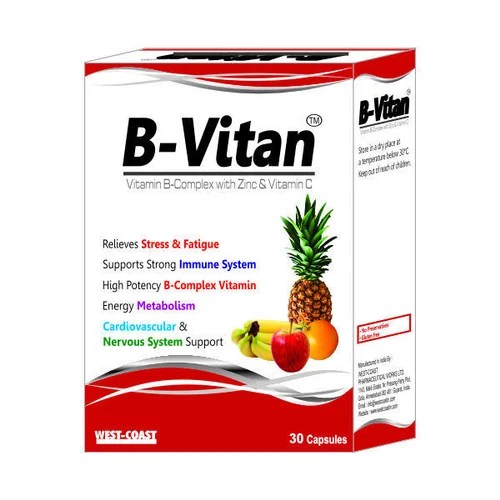 BVITAN CAPSULES (Vitamin With Zinc & Vitamin C) at Rs 80/box