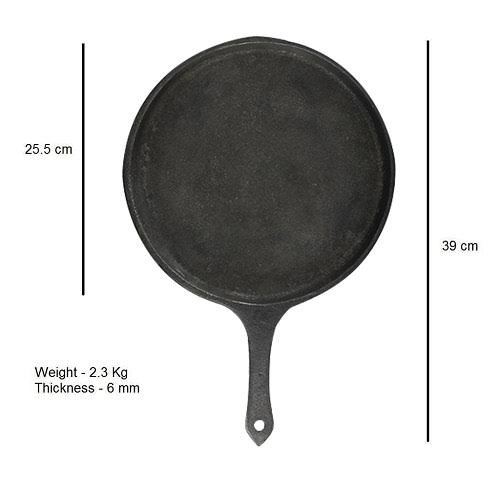 Grey Cast Iron Dosa Pan, For Cooking, Rs 450 /piece Dhass Metal Mart