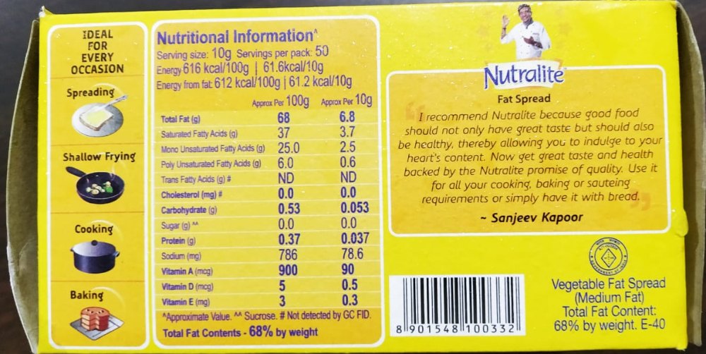 Nutralite Butter for Restaurant, R R Global Enterprises ID 21257451030