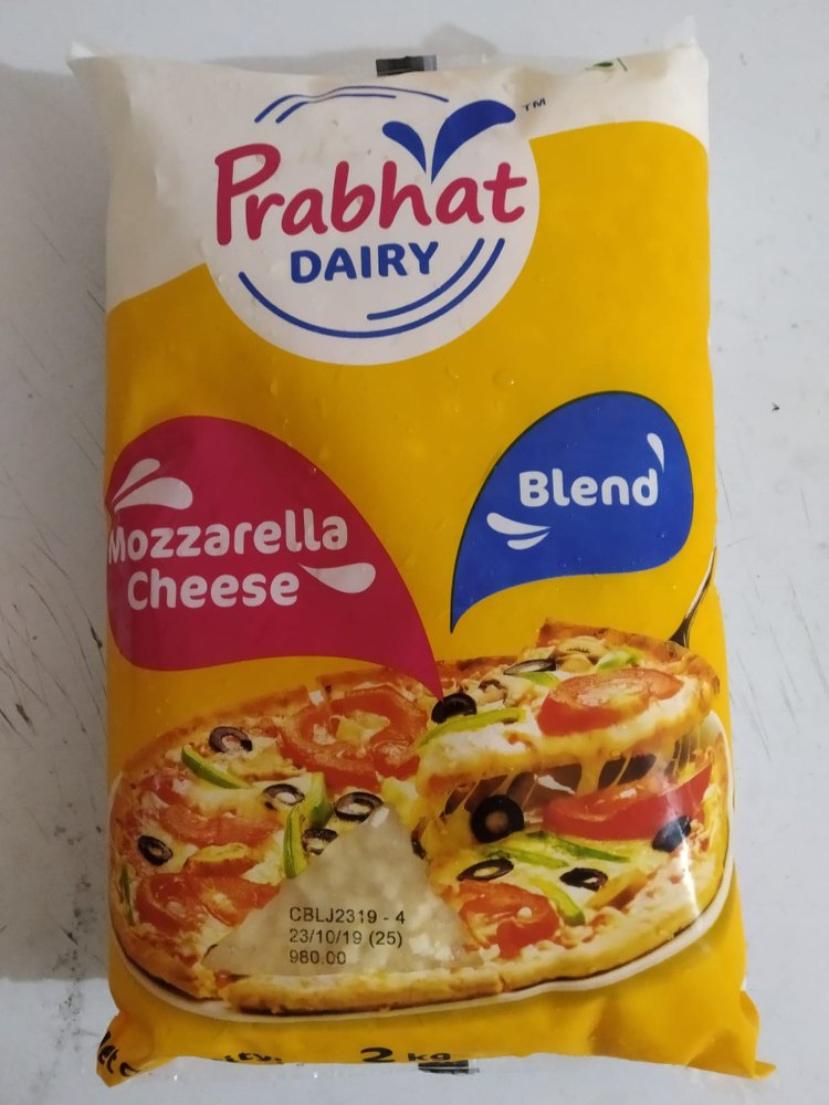 Prabhat Type Pouch Prabhat_Mozzarella_Cheese, Packaging Size 2kg