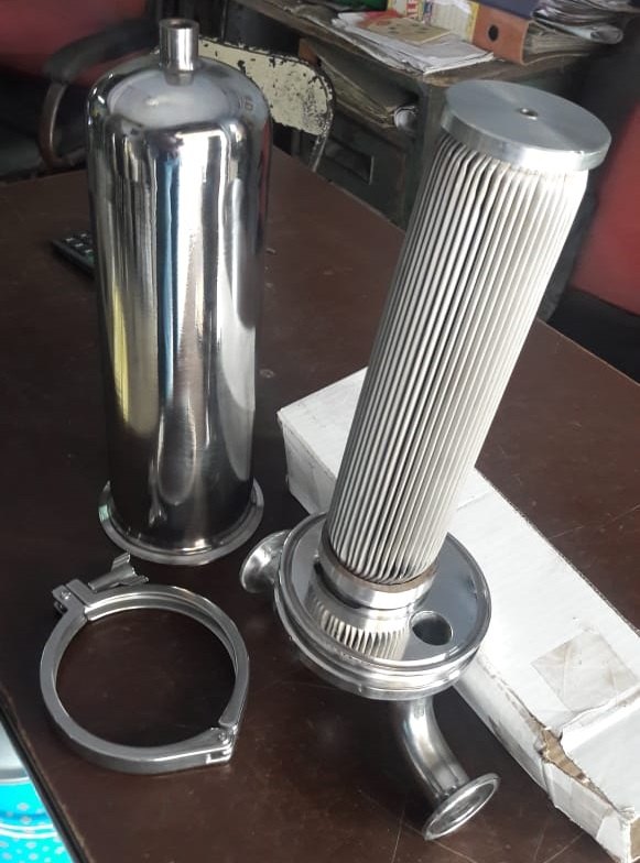 Guru Stainless Steel Micron Filter Housing, For Industrial, Length 10