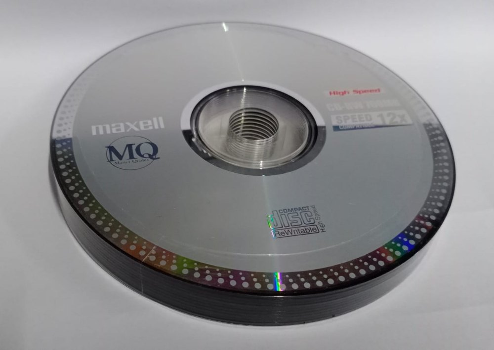 Maxell CD RW Rewritable Compact Disc, CD, CDROM, CDRead Only Memory