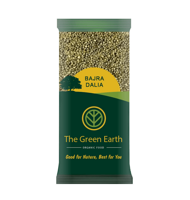Bajra Dalia 500gms, Broken Wheat, दलिया Green Earth Organic Products