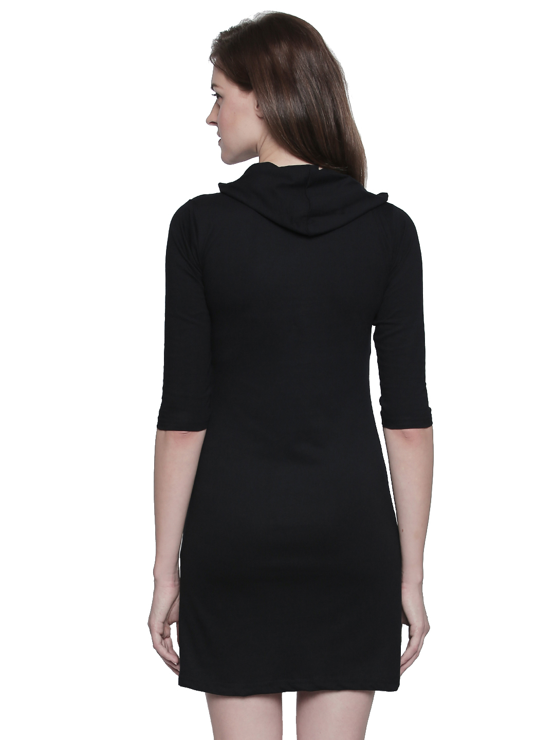 VNeck Plain Ladies Cotton Black One Piece Dress, Rs 250 /piece ID