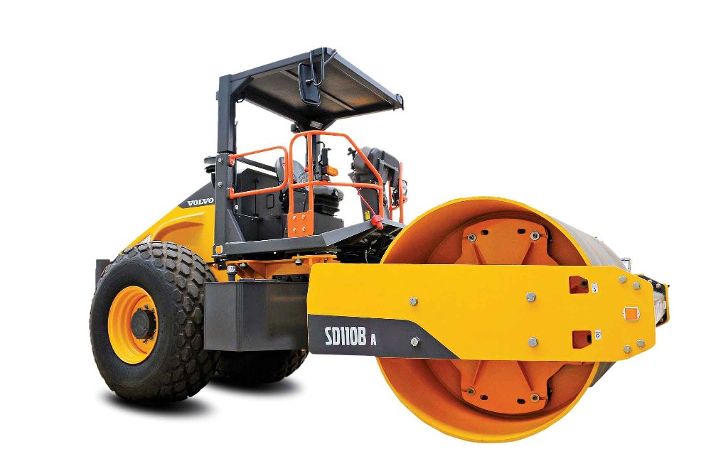 Volvo SD110BA Single Drum Soil Compactor, 77 kW, specification and features