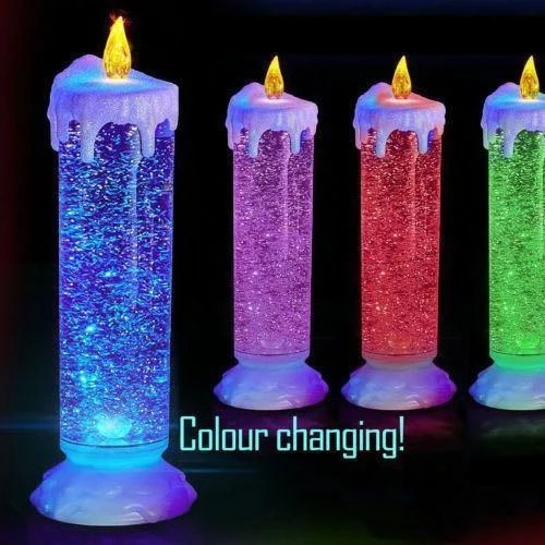 Swirling LED Glitter Candle Lamp at Rs 500/piece LED Candle Lamp in