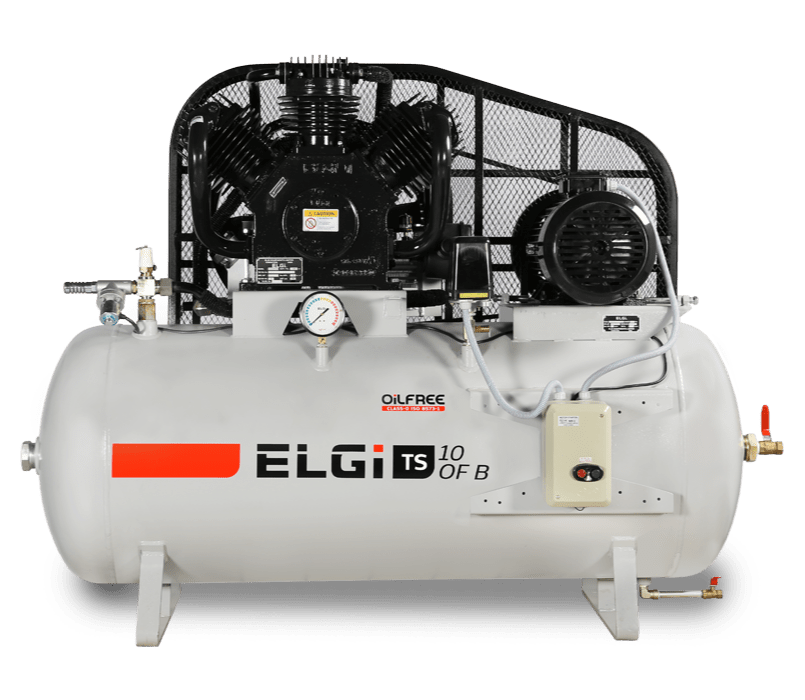 ELGi TS 10 OF B Oil Free Air Compressor, specification and features