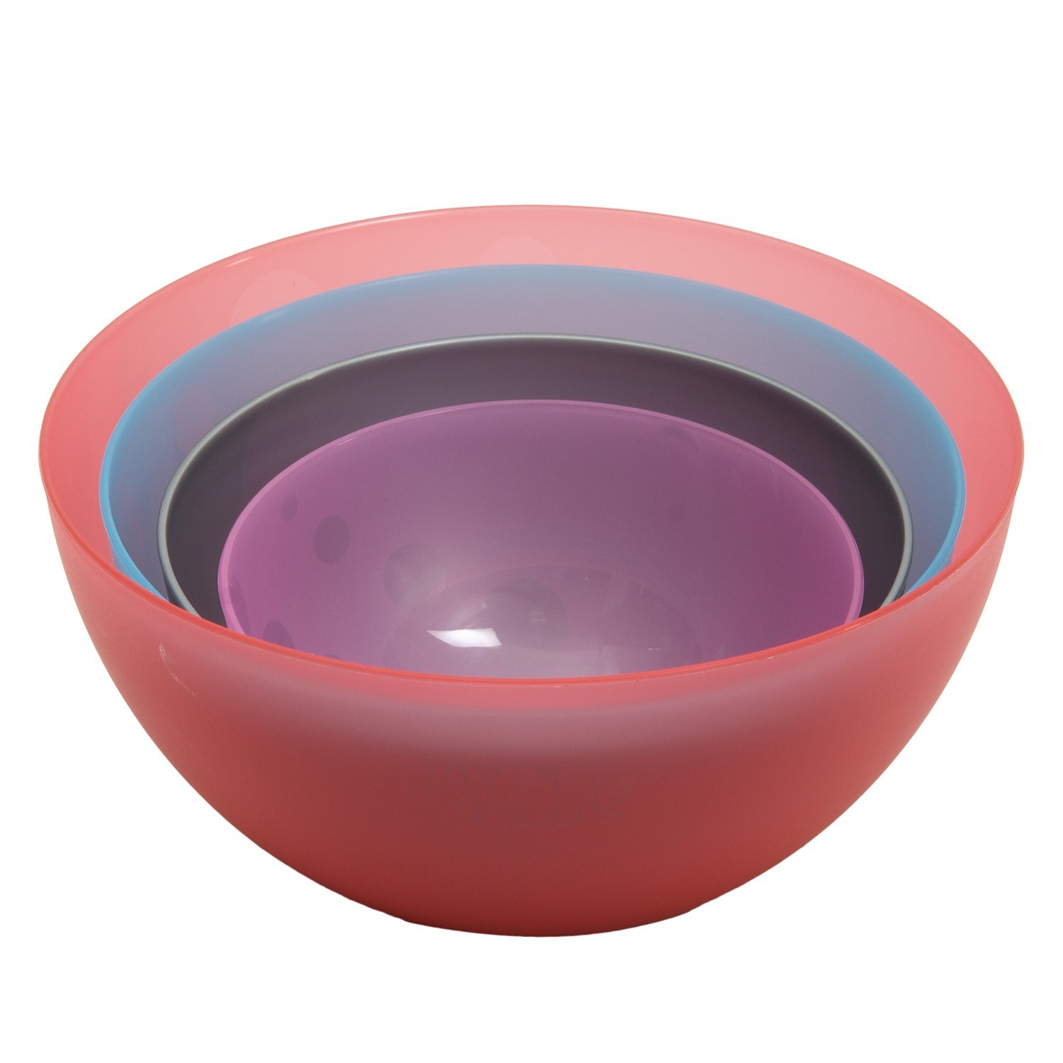 Multicolor Jaypee Plus, Food Grade Plastic Mixing Bowl Set, (Set Of 4
