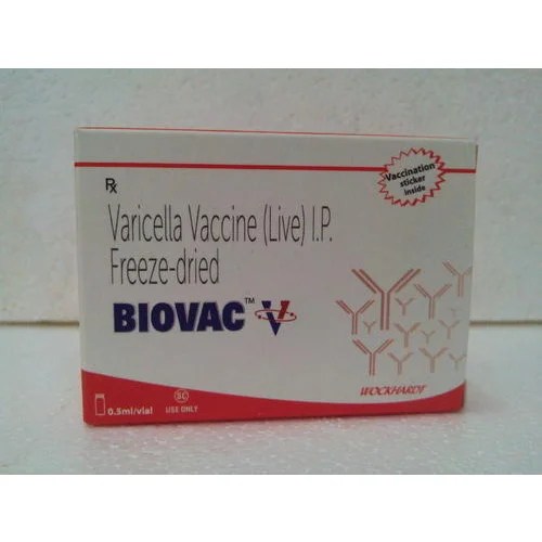 Chickenpox Vaccine, Dose 0.5 mL, Rs 75 /pack Blue Earth Traders ID 19632996855