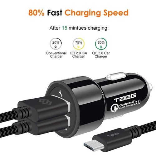 TAGG Power Bolt Car Charger at Rs 899/piece Car Mobile Chargers in