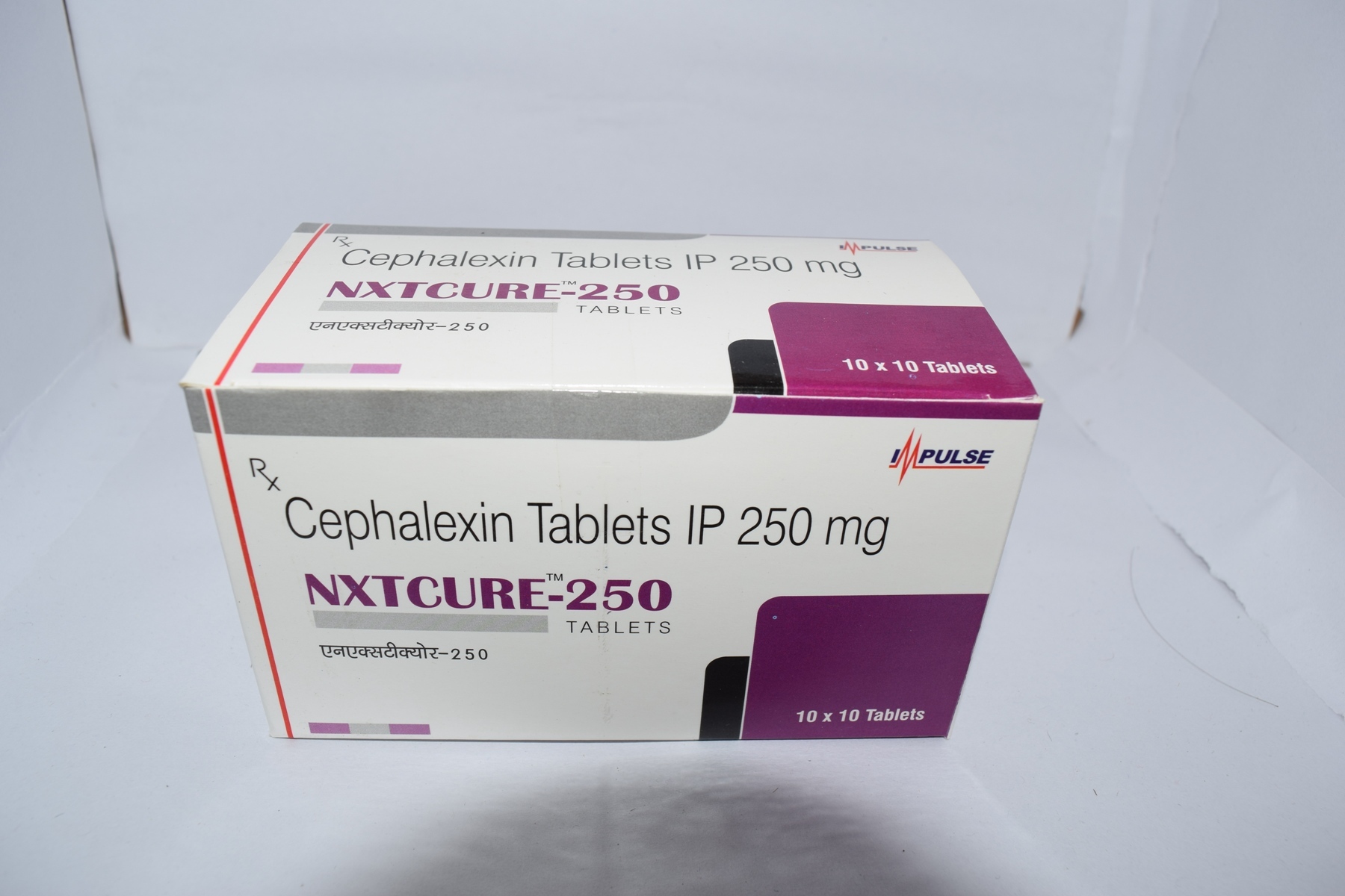 Nxtcure Cephalexin 250 mg Tablet, 10x10 Tablet, Packaging Type Box, Rs