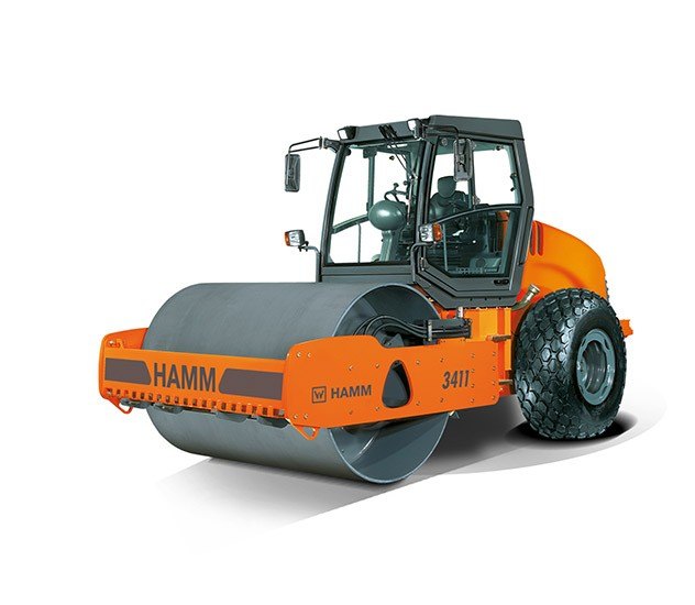 HAMM 3411 Single Drum Compactor, 100 kW, specification and features