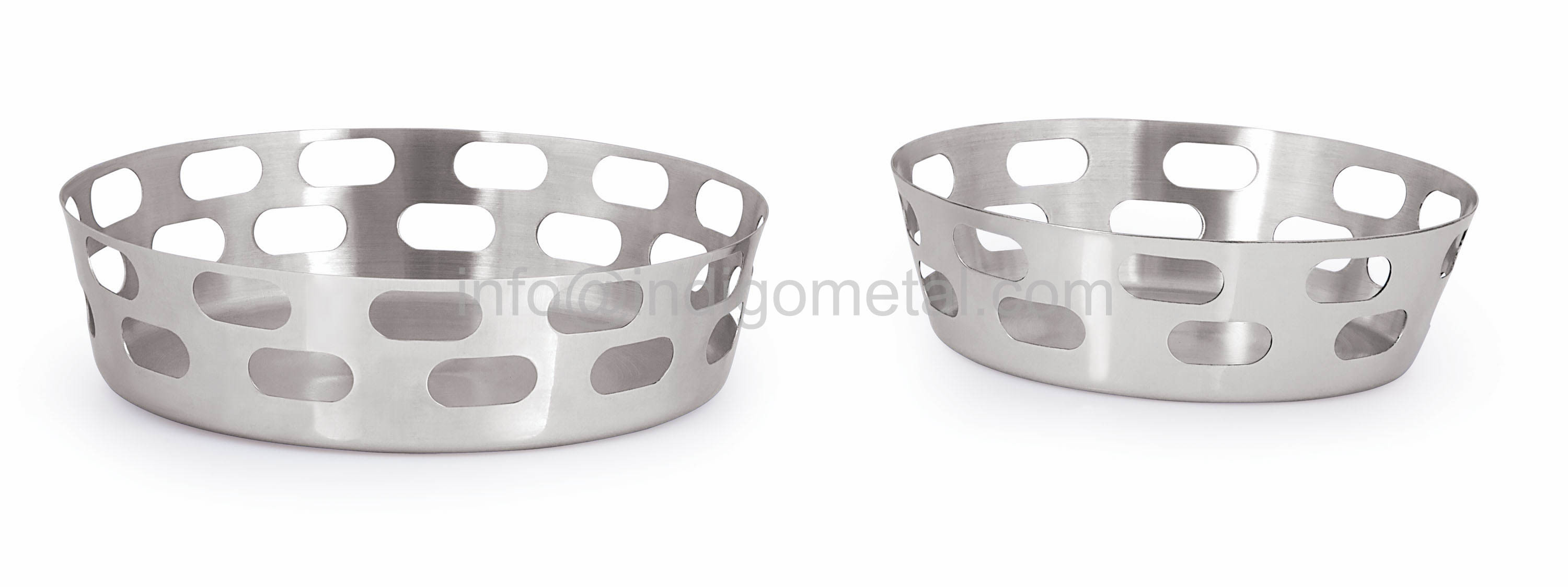 Silver BREAD BASKET STAINLESS STEEL, For COMMERCIAL USE, ID