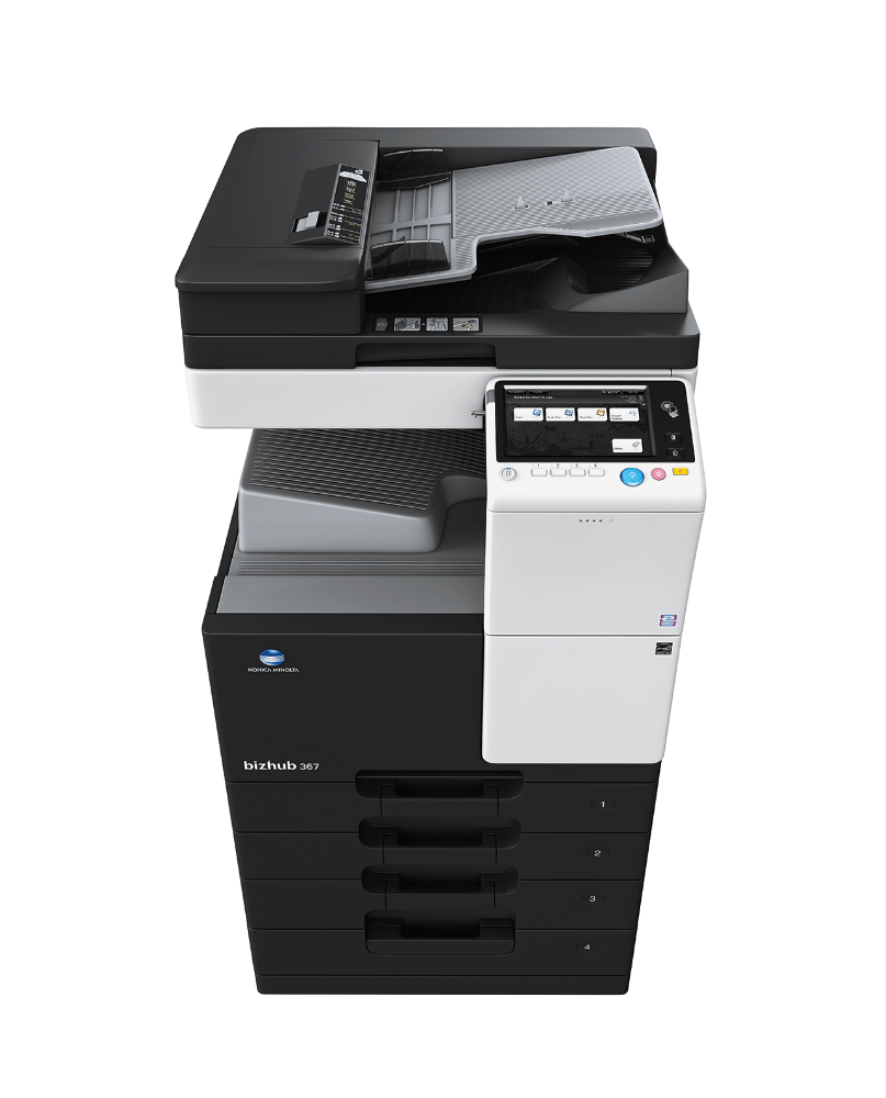 Konica Minolta bizhub 367 Monochrome Multifunction Printer, Upto 36 ppm