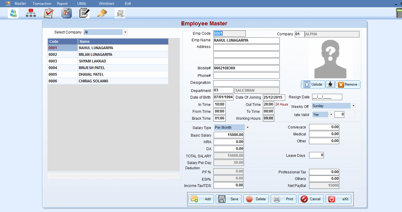 Payroll Software, Payroll System, Payroll Management System, Payroll