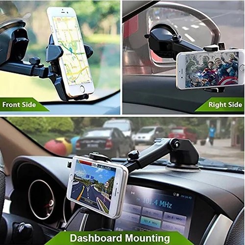 Long Neck Big Clamp One Touch Car Mobile Holder at Rs 180 Car Mobile