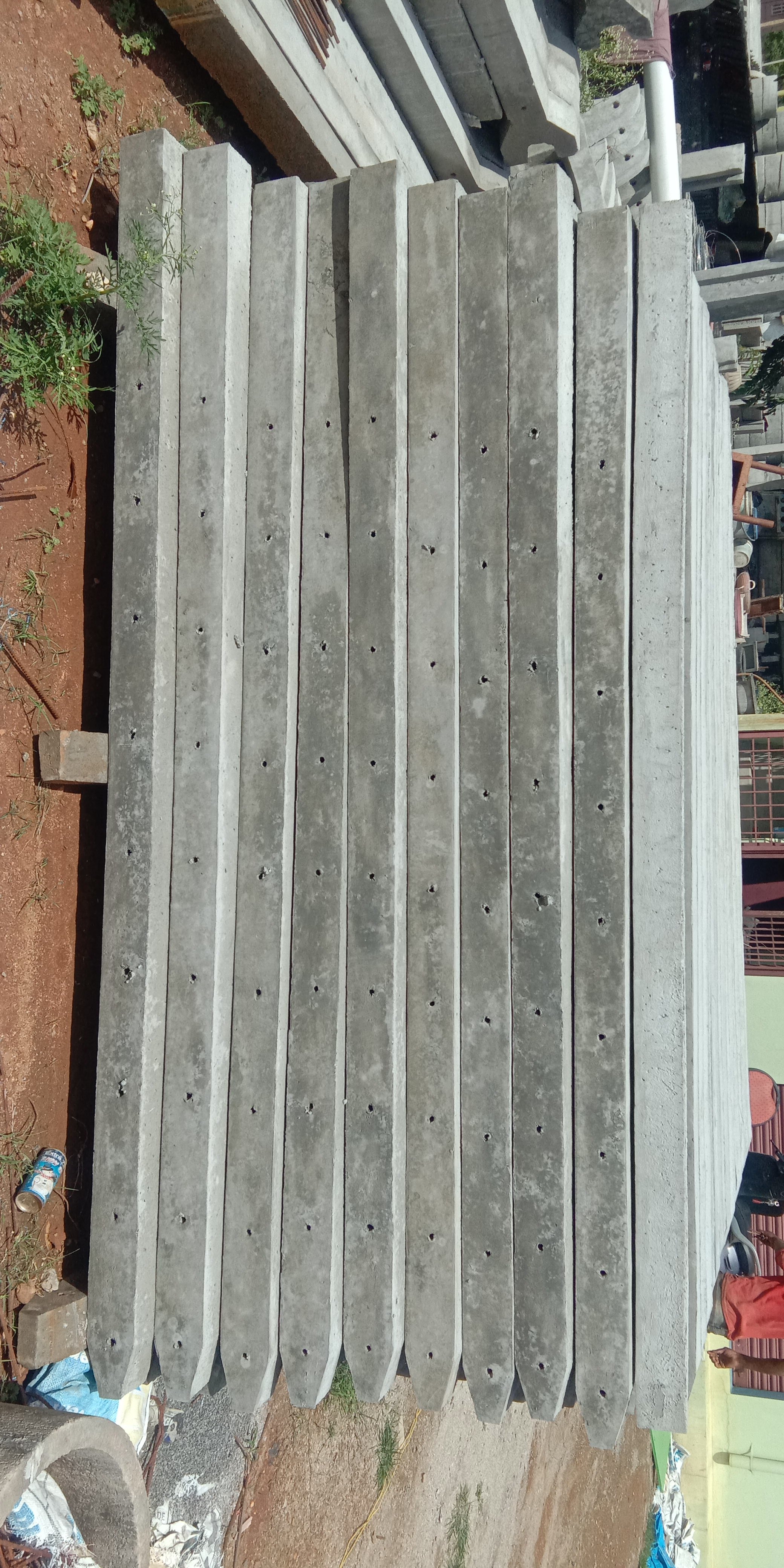 Concrete Square RCC Fencing Pole 4x4 inch, 44 Inches, Rs 40 /feet ID