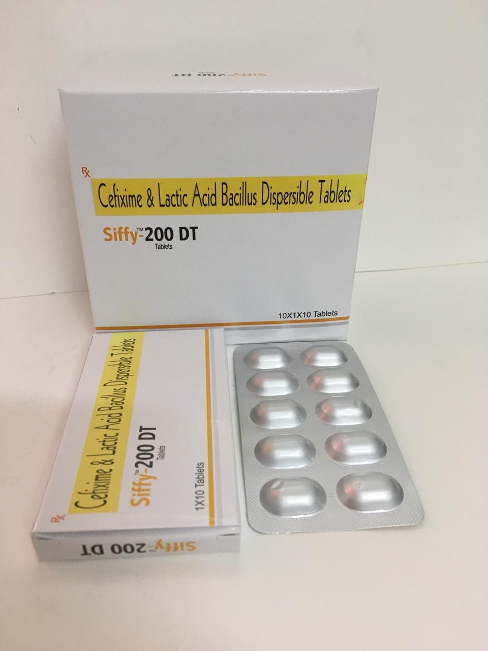 SIFFY200DT Cefixime Trihydrate IP 200 mg & Lactic Acid Bacillus
