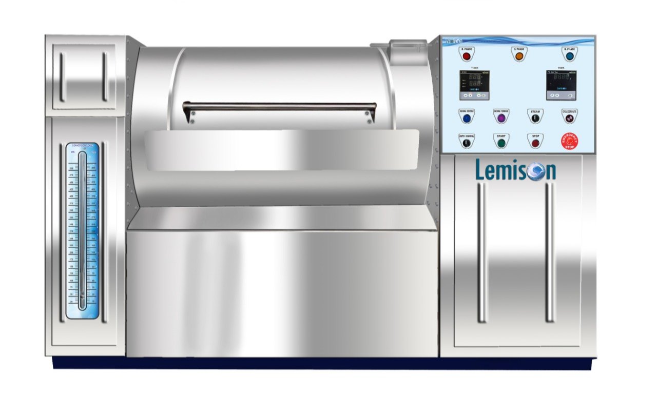 Lemison 150 Kg Commercial Side Loading Washing Machine, 10 Hp, Rs