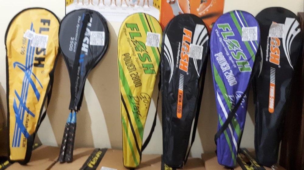 Flash Badminton Racket at best price in New Delhi by Sanraj Trading
