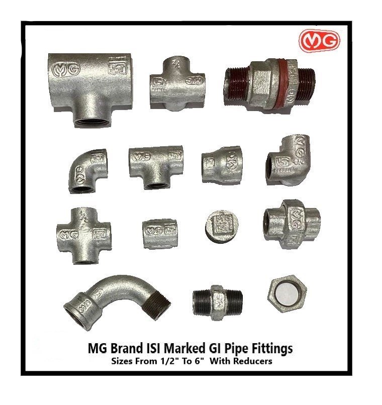1/2 " to 6" Threaded MG GI Pipe Fitting at Rs 20/piece in Jalandhar
