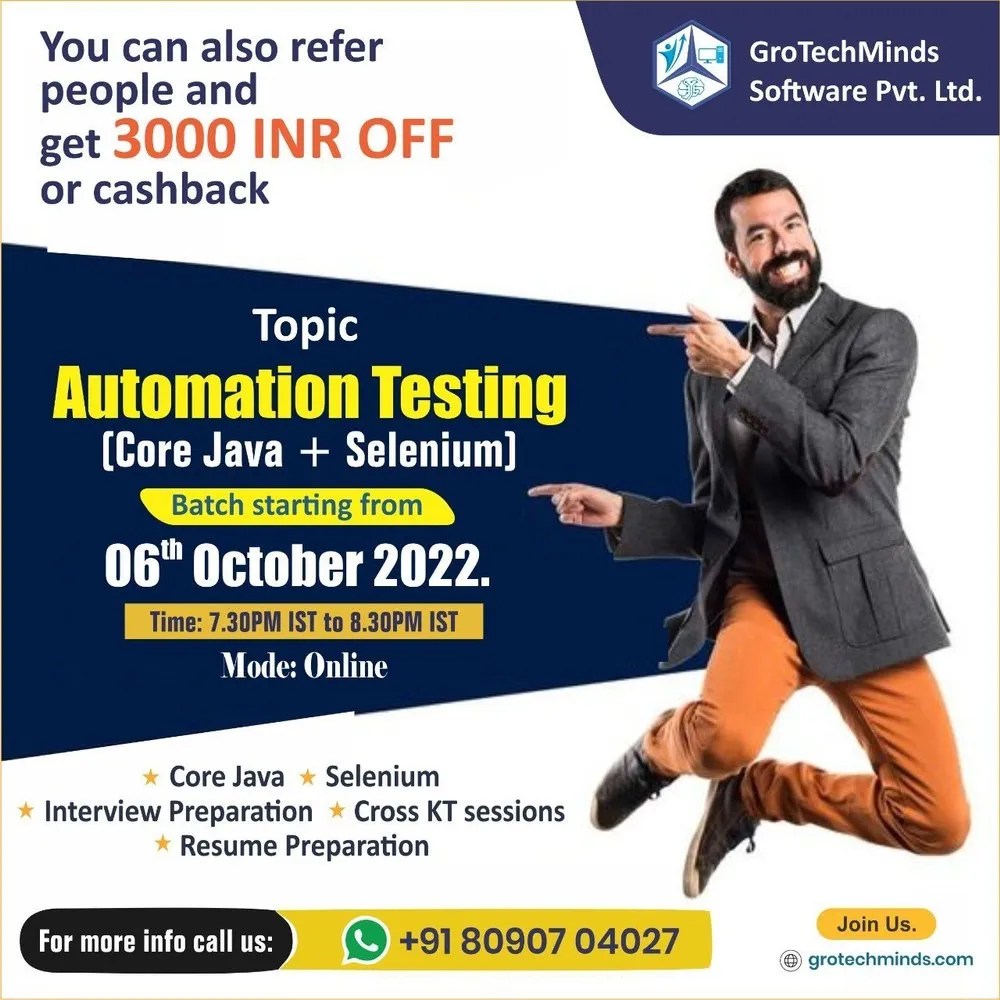 Software Testing Course Automation Testing, Classes, Rs 16000/person
