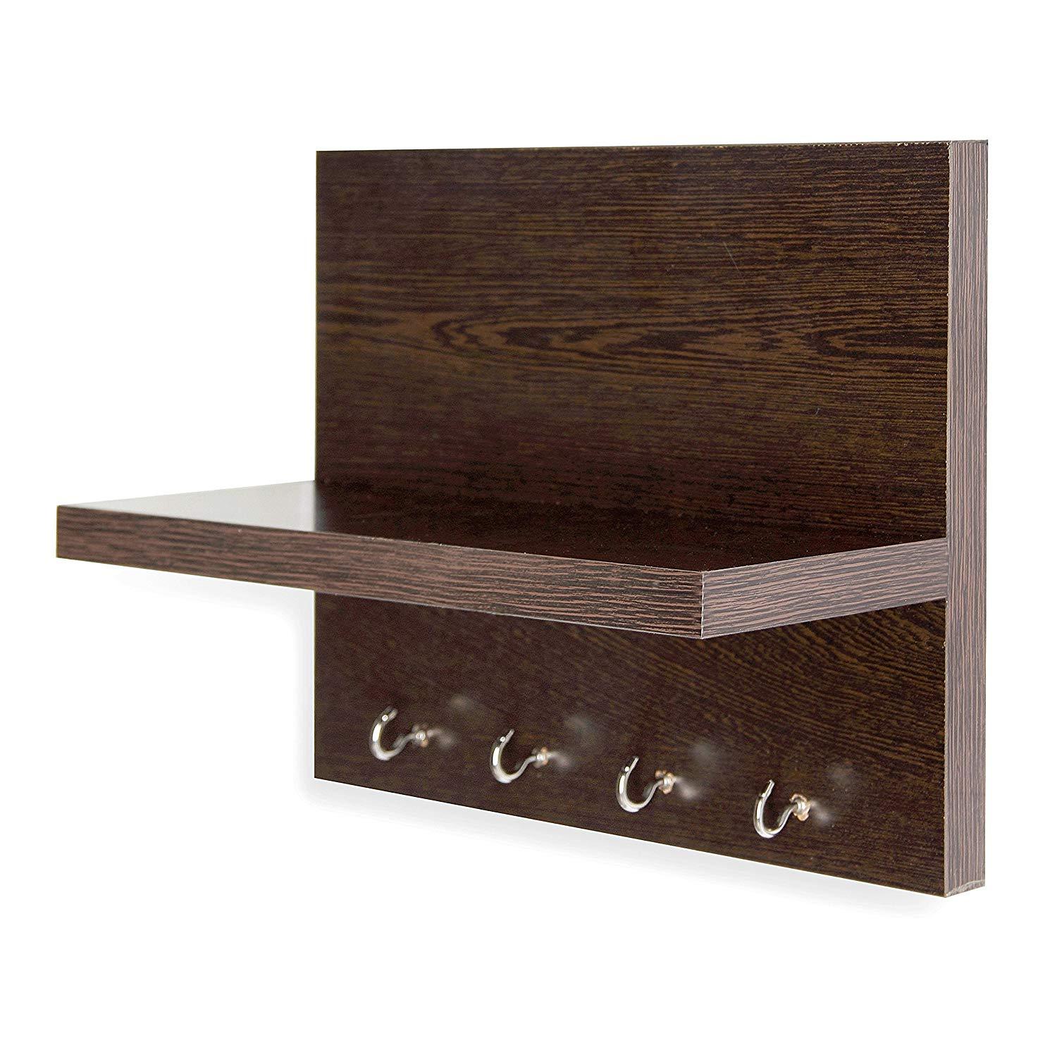 VIKI Engineered Wood Wall Mounted Key Chain Holder, Size