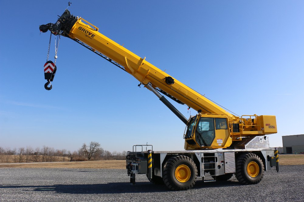 Manitowoc GRT655L 51 ton Rough Terrain Crane, specification and features