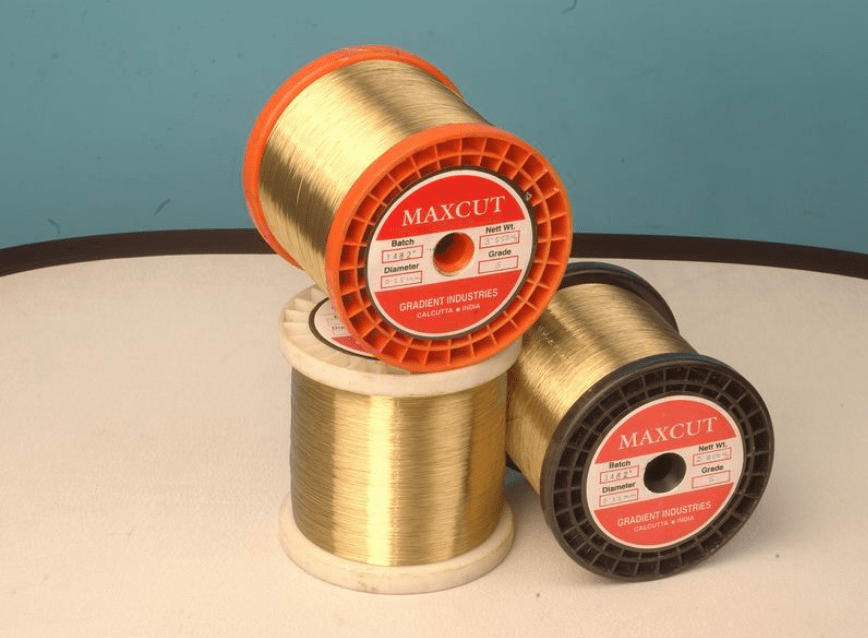 Golden EDM Brass Wire, Gradient Industries ID 2149999573