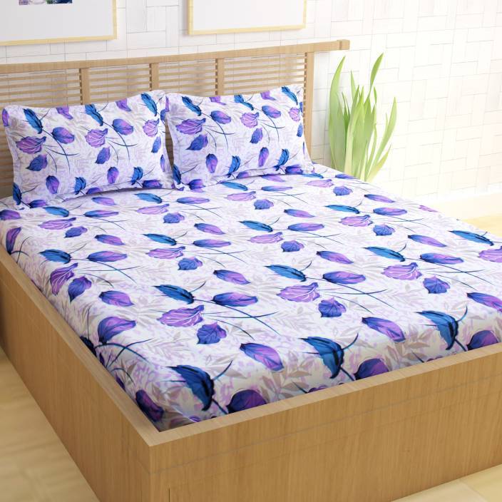 Cotton Printed Double Bed Sheet, Size 100x90 Inch at Rs 350/piece in