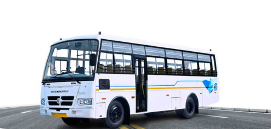 White Ashok Leyland Lynx Strong CNG City Bus, Jaipur Auto Service