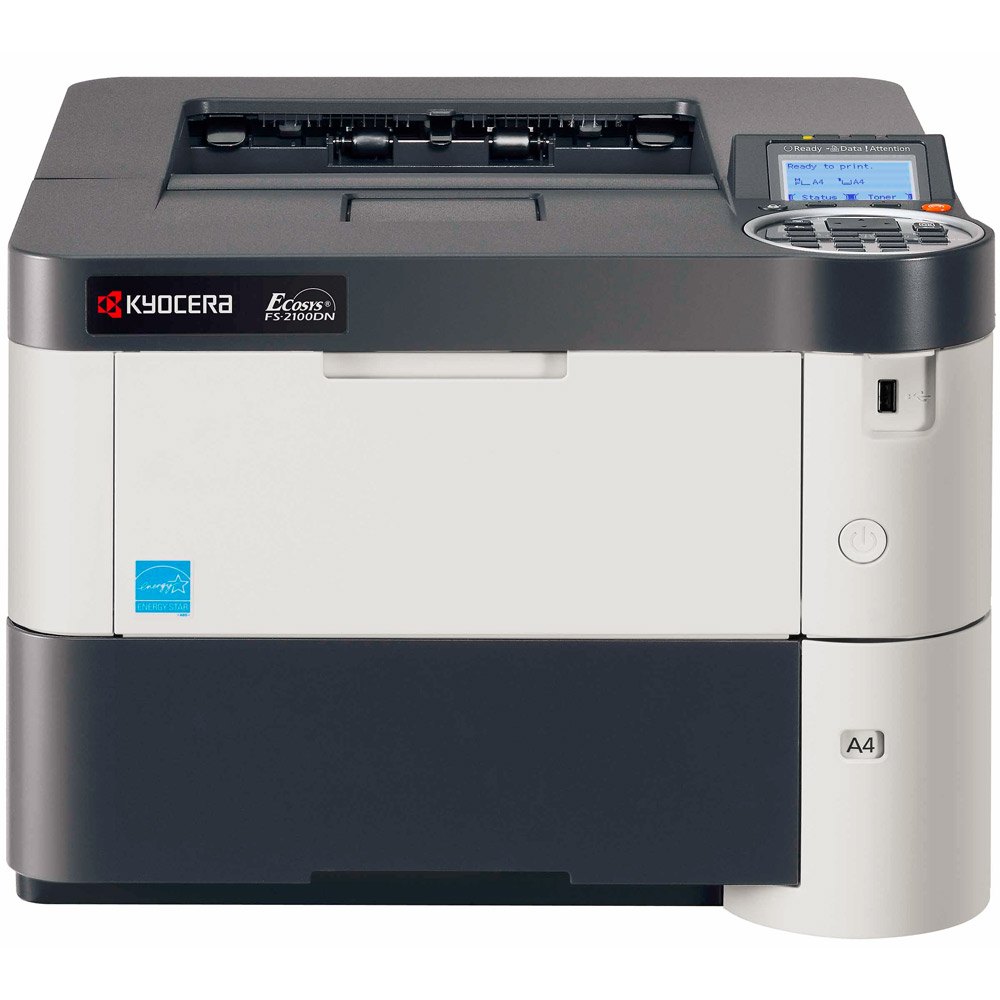 Kyocera ECOSYS FS2100DN Monochrome Laserjet SingleFunction Printer