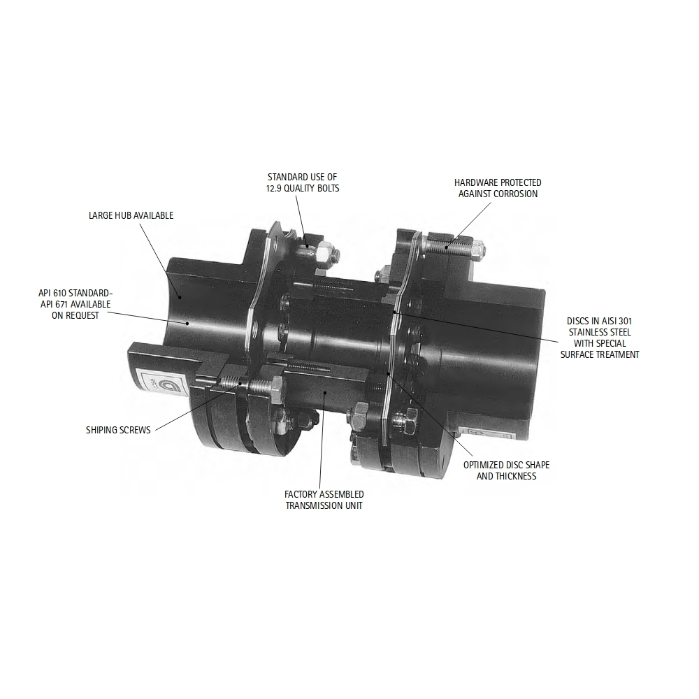 Esco Disc DPU 4570 (1000 Rpm) Coupling, डिस्क कपलिंग Esco Couplings