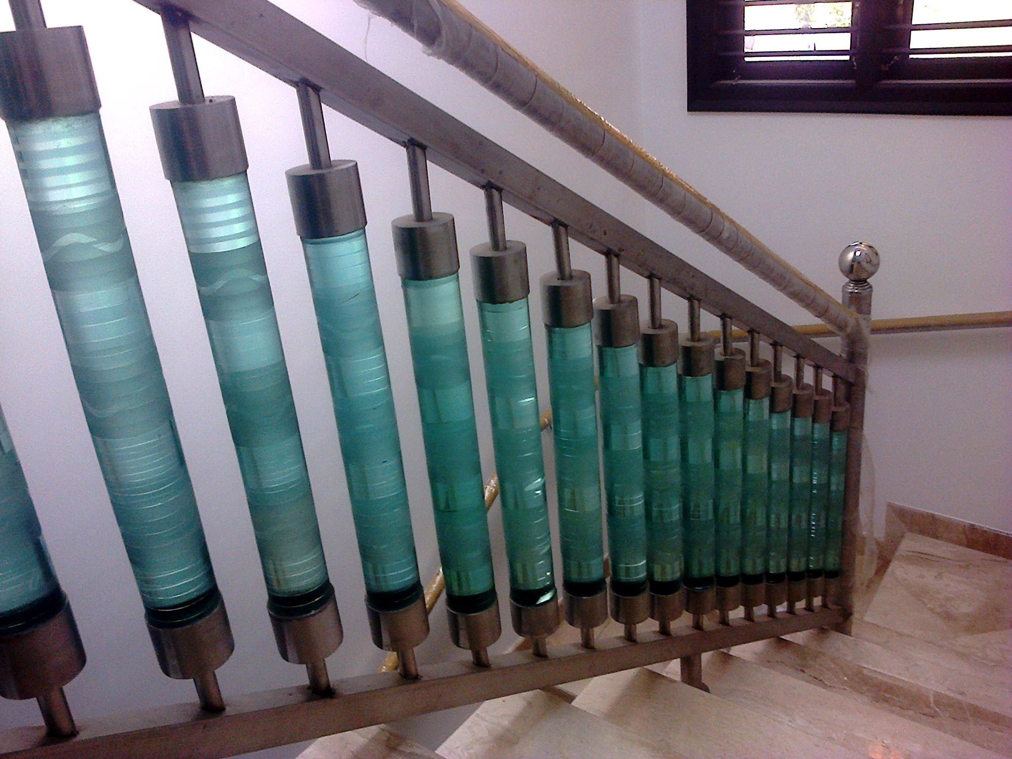 Glass Pillar, कांच का डेकोरेटिव पिलर, डेकोरेटिव ग्लास पिलर, सजावटी कांच