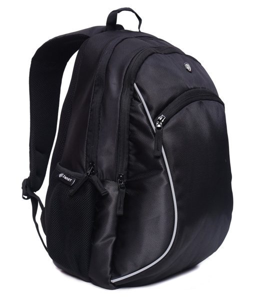 Polyester Black Plain Laptop Backpack, Capacity 2025 L, Rs 1875