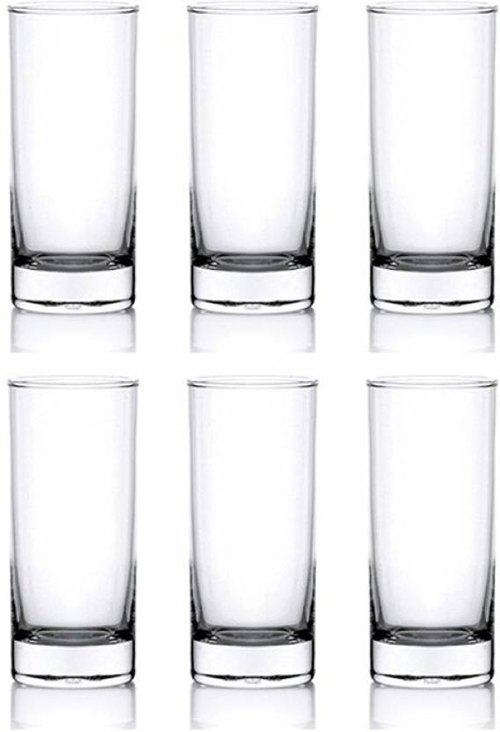 Transparent 200 ml Highball Glass Set, 6 Glasses, Rs 160 /set ID