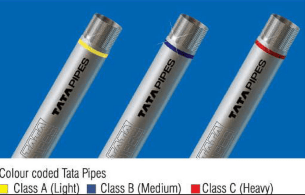 Tata PIpes 15mm NB to 150mm NB at best price in Kolkata by Soor Neogi