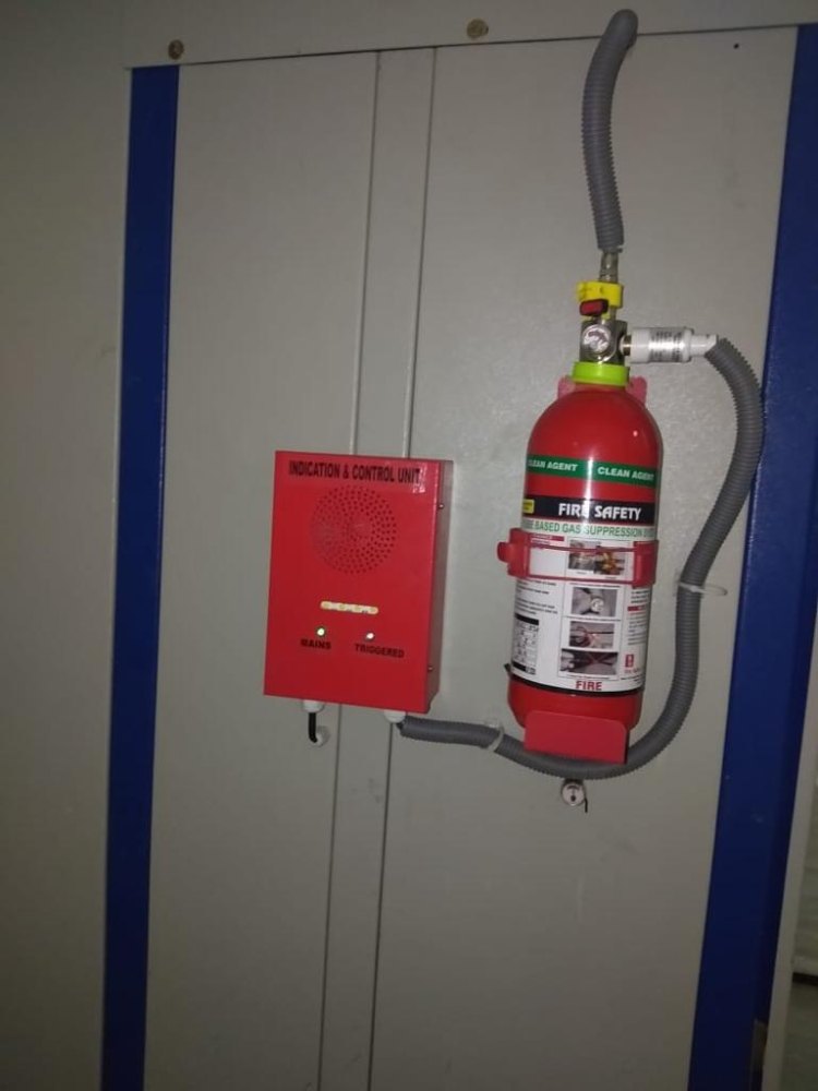 Carbon Steel C Fire Trace Tube Base Fire Suppression System, For