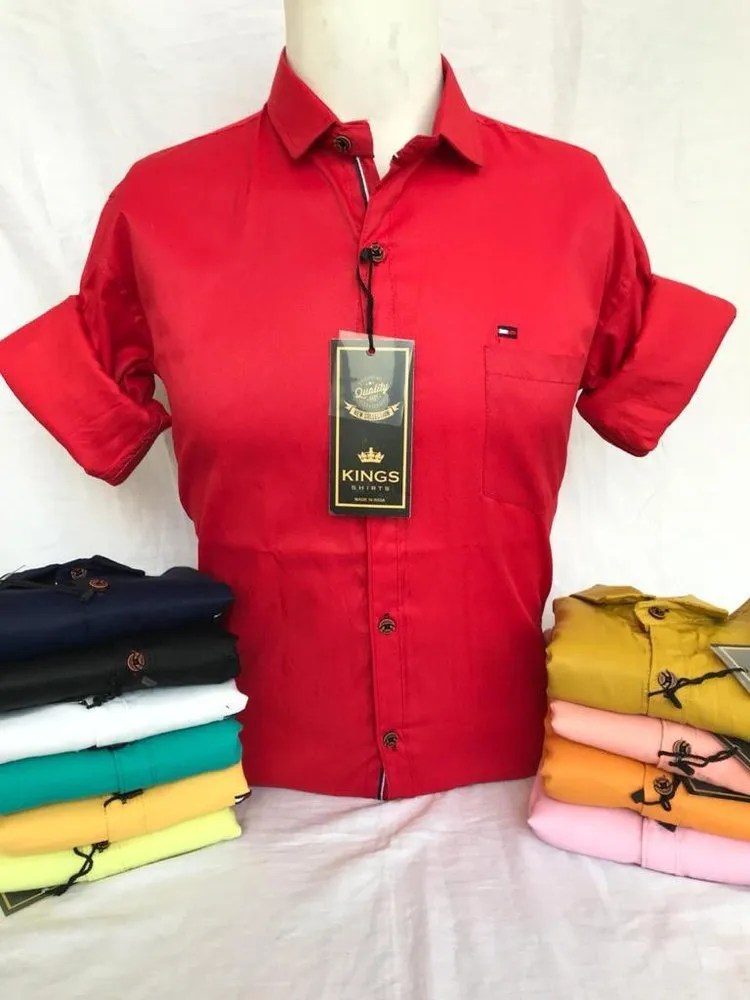 Men's Plain Slim Fit Shirt, Size M, L & XL at Rs 220 in Ahmedabad ID