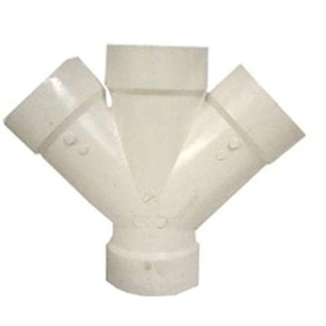 Supreme 1/2 inch PVC Double Y Pipe Fitting, Agriculture, Elbow, ID