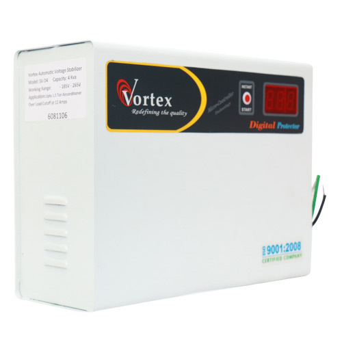 Vortex Digital Voltage Stabilizer For Refrigerator, ID