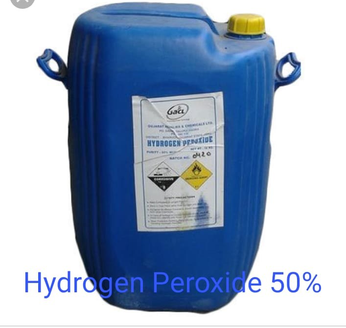 Industrial Grade Hydrogen Peroxide 50 Percent, Rs 30 /kg Vinayak Enterprise ID 21645557855