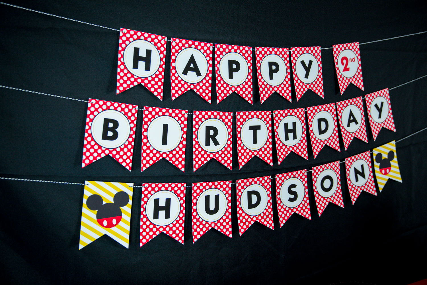 Mickey Mouse Birthday Banner 505 Design, Inc
