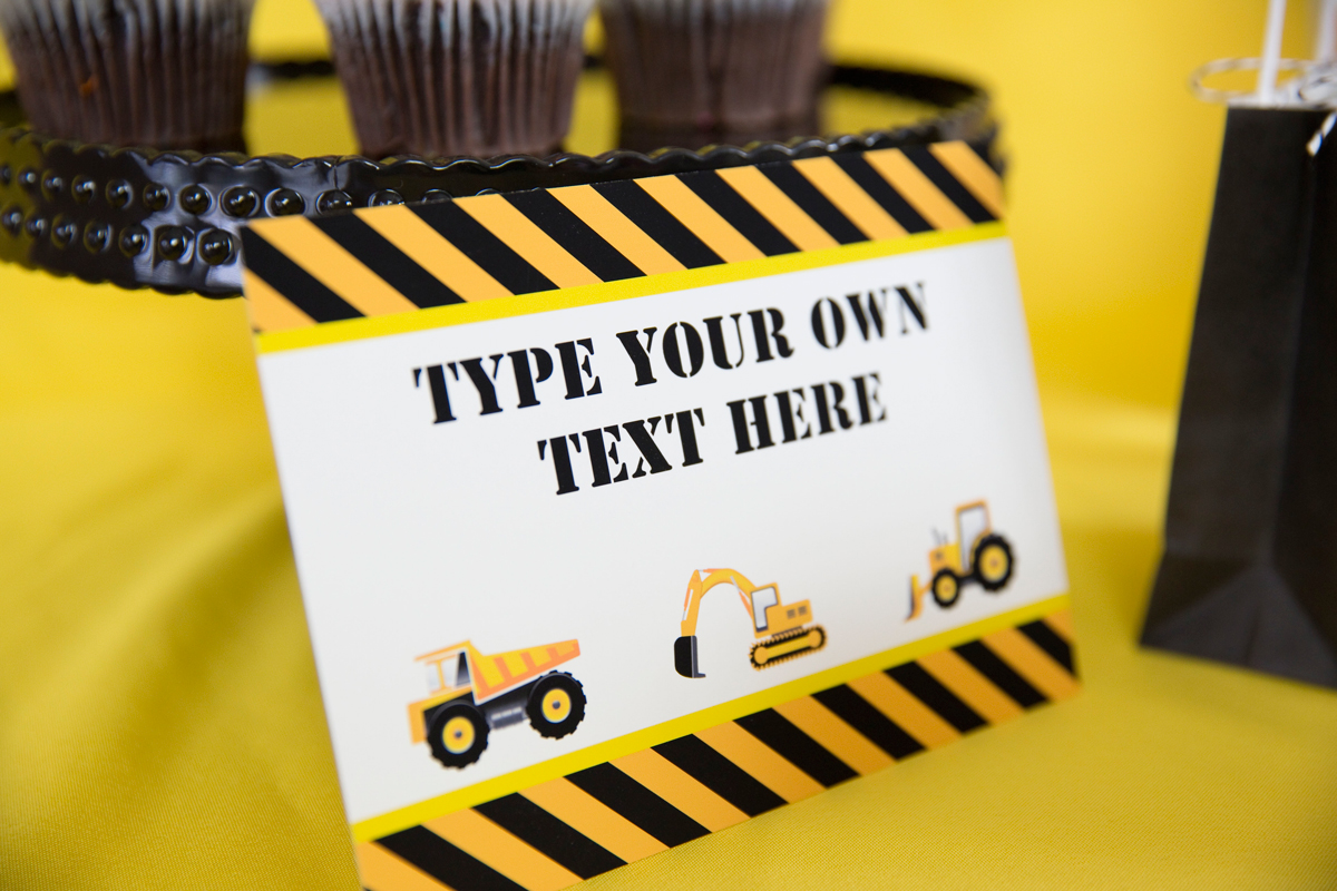 Construction Birthday Party Decorations 505 Design, Inc