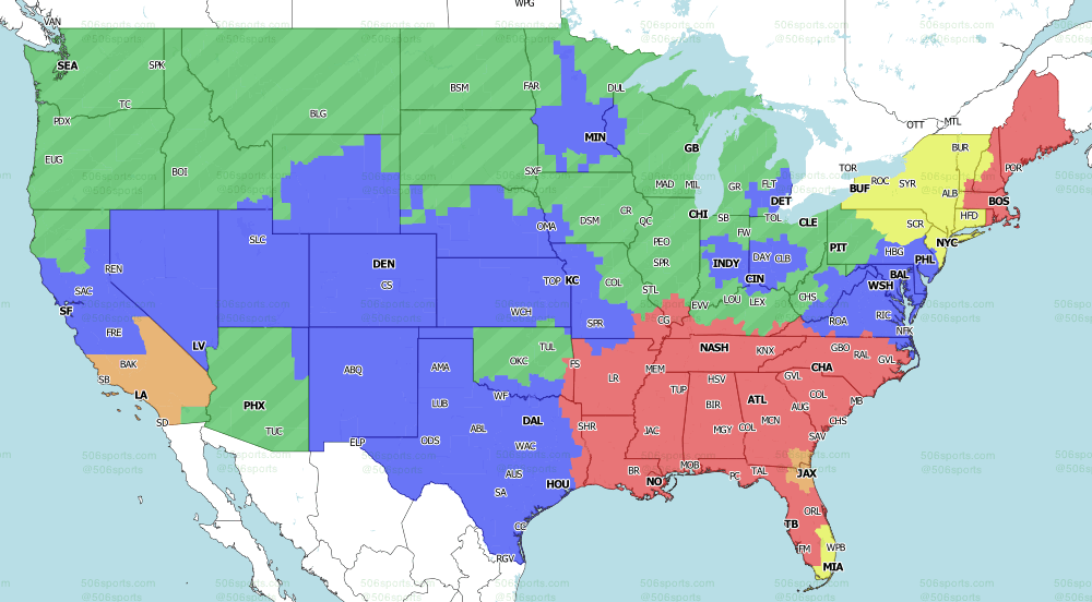 Nfl Game Map Week 13