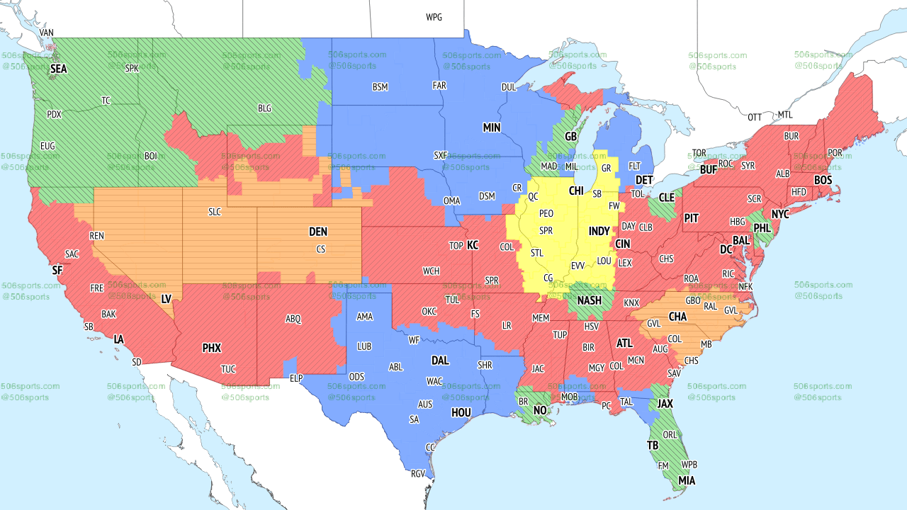 NFL TV Coverage Map Week 3 Complete Viewing Schedule for Fox, CBS