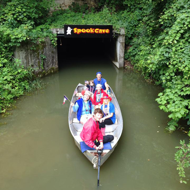Camping at Spook Cave and Campground in Iowa 50 Campfires
