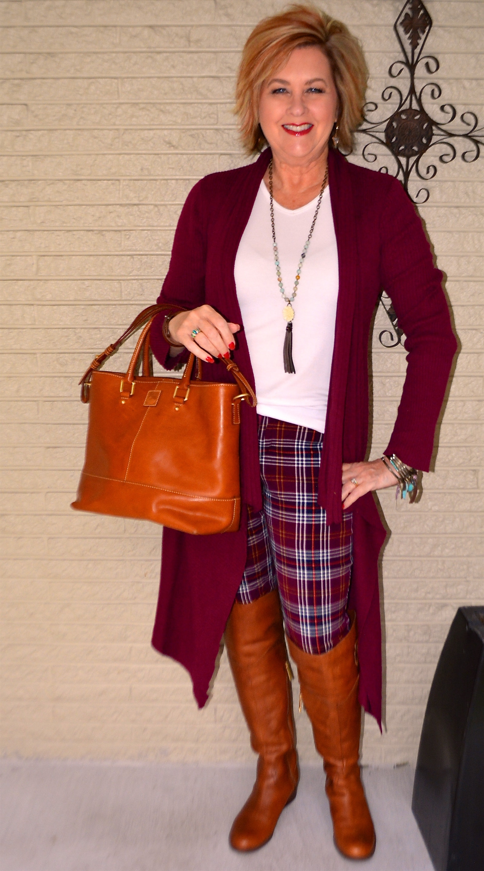 DO YOUR SHOES AND PURSE MATCH 50 IS NOT OLD